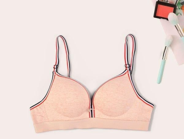 Cotton Plain Push Up Bra