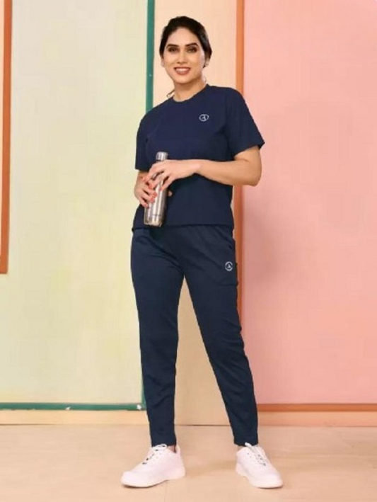 Stylish Printed Tracksuit Set